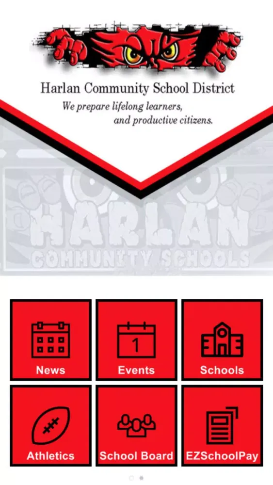 Harlan Comm School District Screenshots