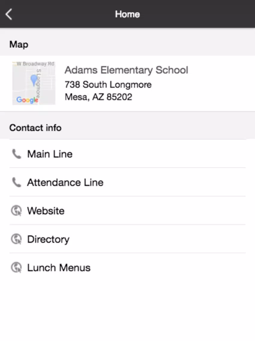 Capturas de pantalla de Mesa Public Schools iPad 