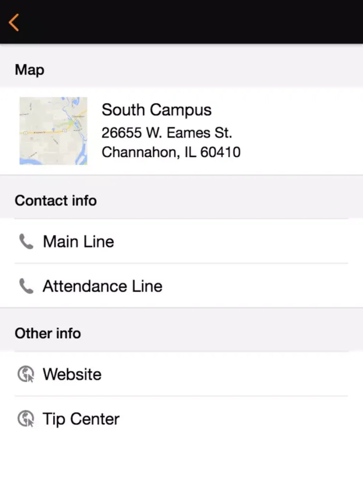 Minooka Community High School District iPad  Screenshots