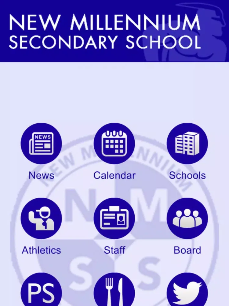 Capturas de tela do New Millennium Secondary School iPad 