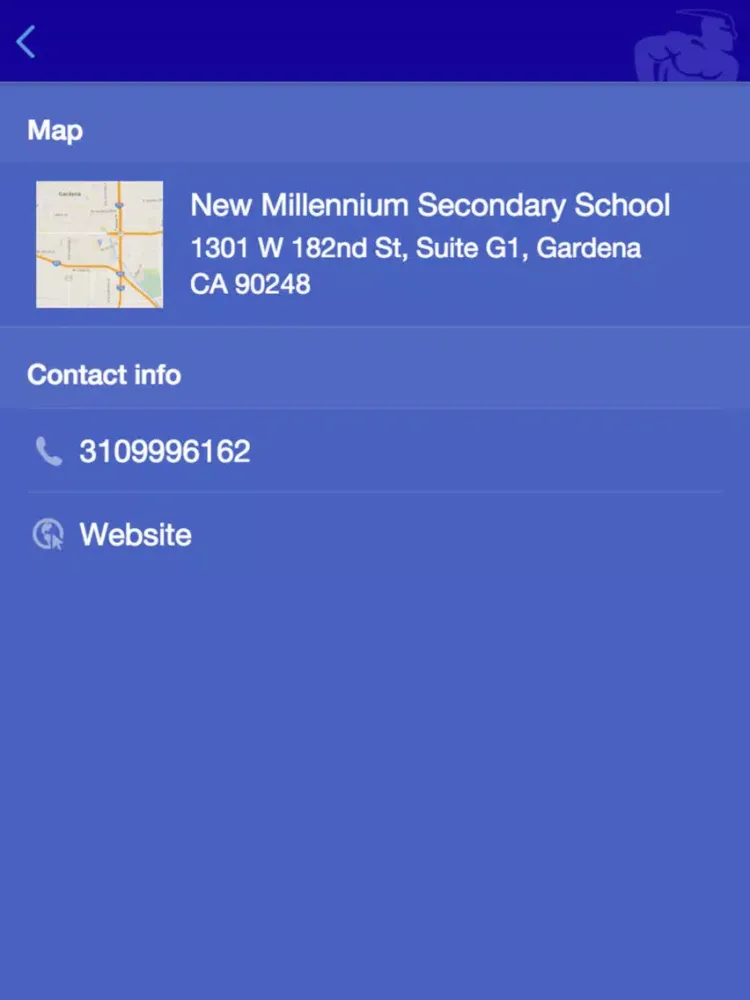 Capturas de tela do New Millennium Secondary School iPad 
