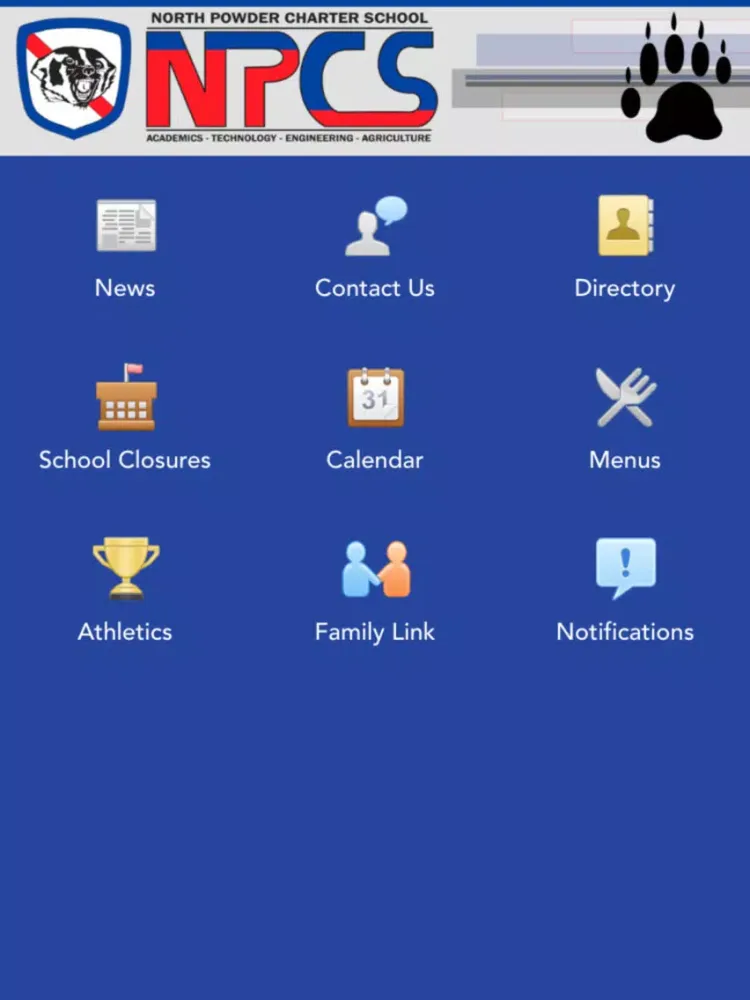 ภาพหน้าจอของ North Powder Charter Schools iPad 