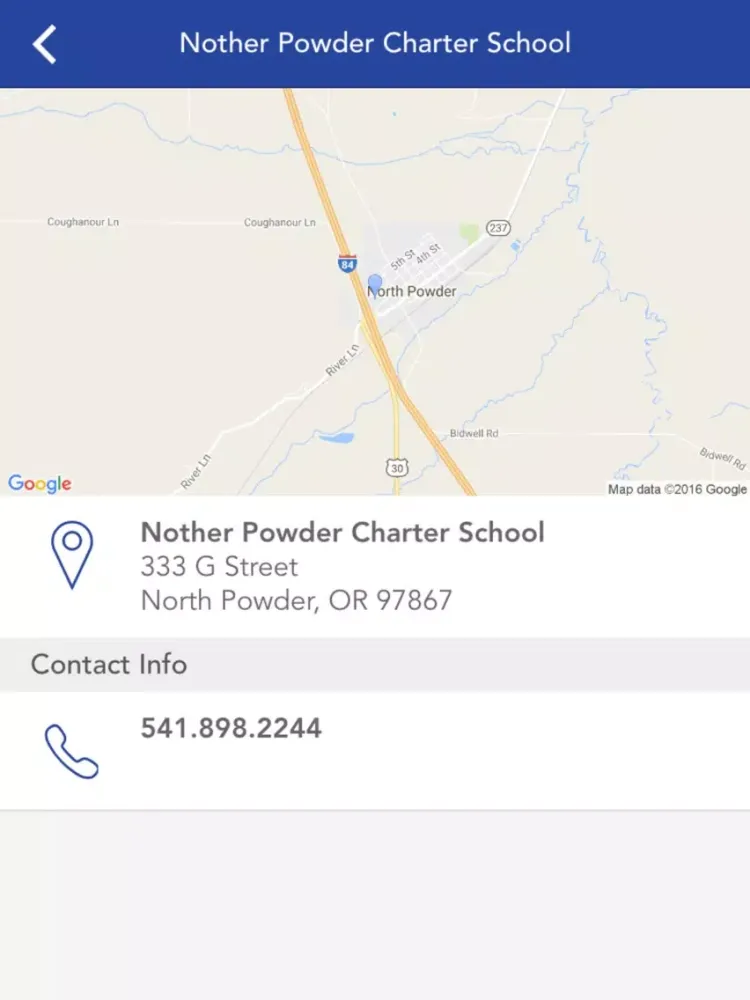 ภาพหน้าจอของ North Powder Charter Schools iPad 
