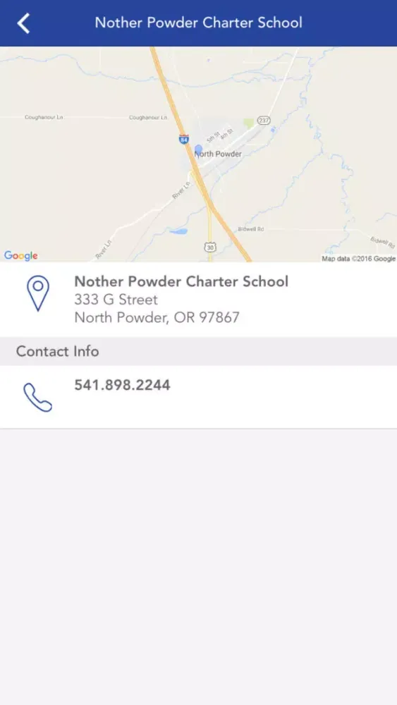 ภาพหน้าจอของ North Powder Charter Schools