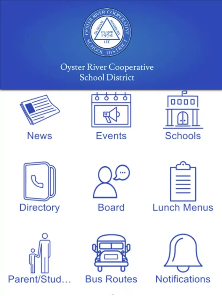 Oyster River CSD SAU5 iPad  स्क्रीनशॉट