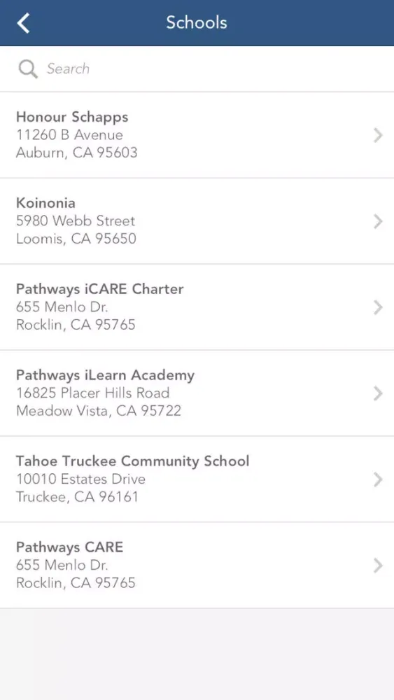 Capturas de pantalla de Placer County Office of Education