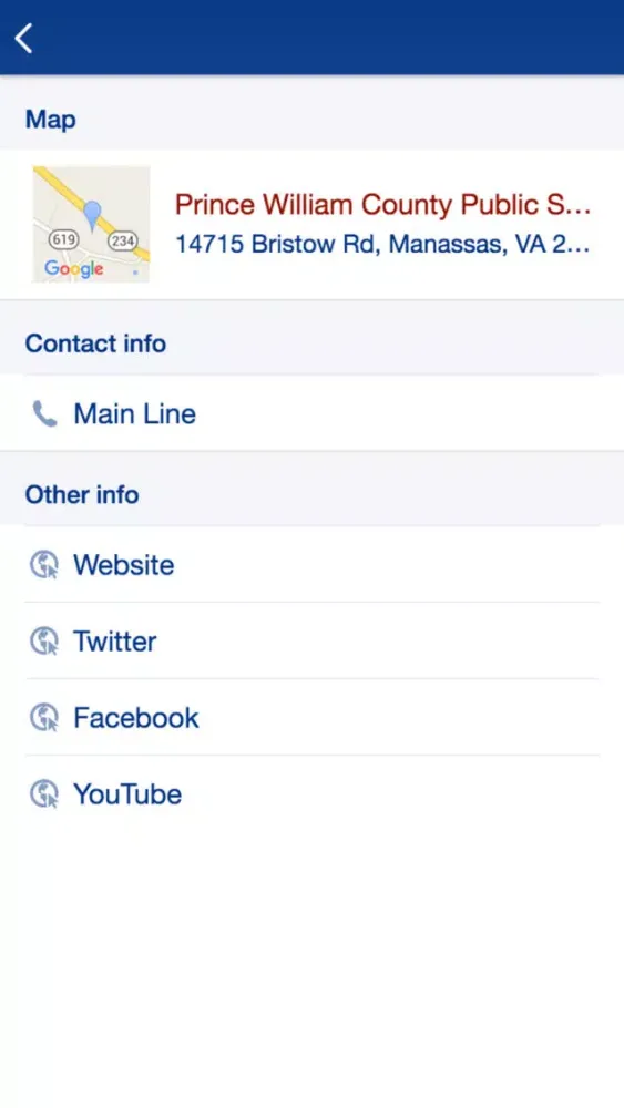 Capturas de pantalla de Prince William County Schools