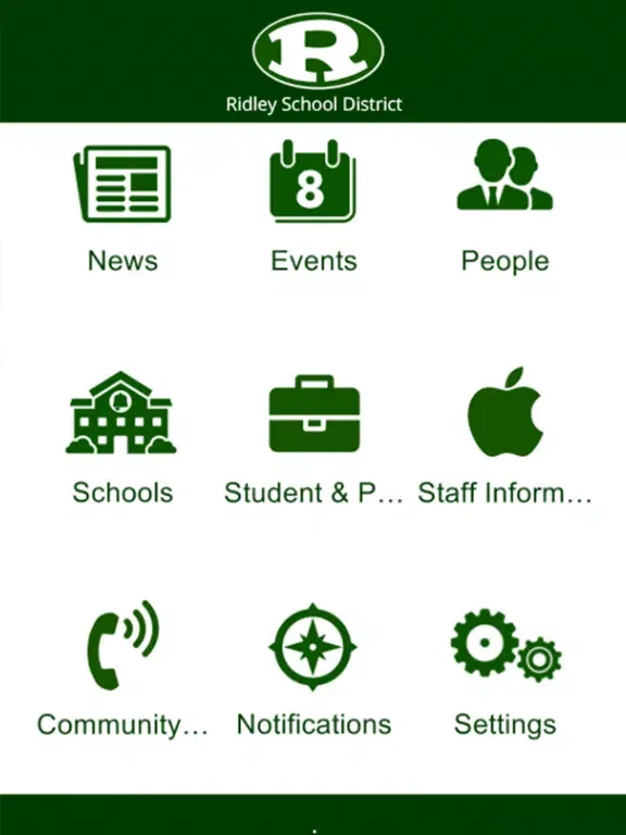 Ridley School District iPad  Screenshots