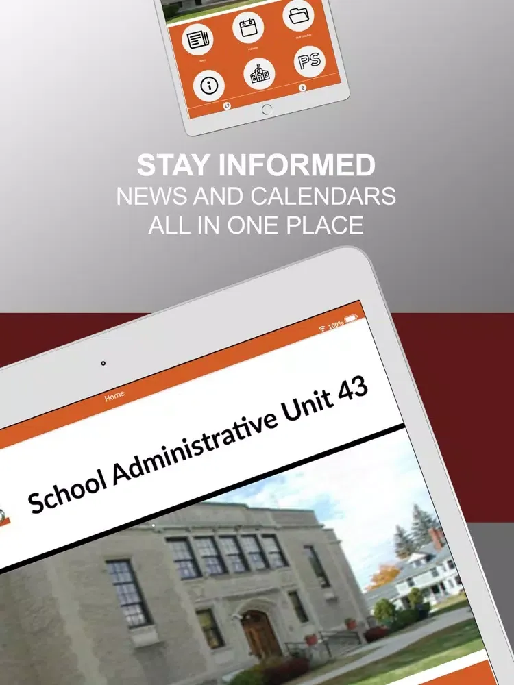 Capturas de pantalla de School Administrative Unit 43 iPad 