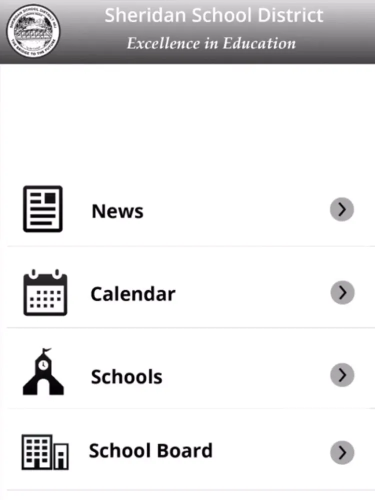 Sheridan School District iPad  Screenshots
