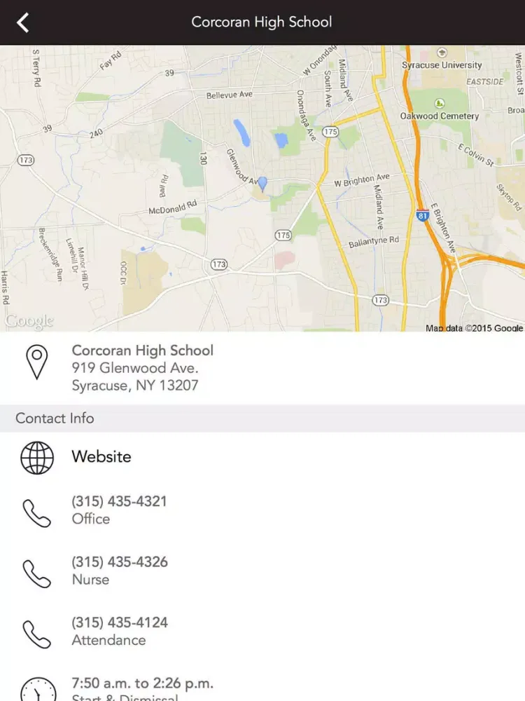 Syracuse City School District iPad  Screenshots