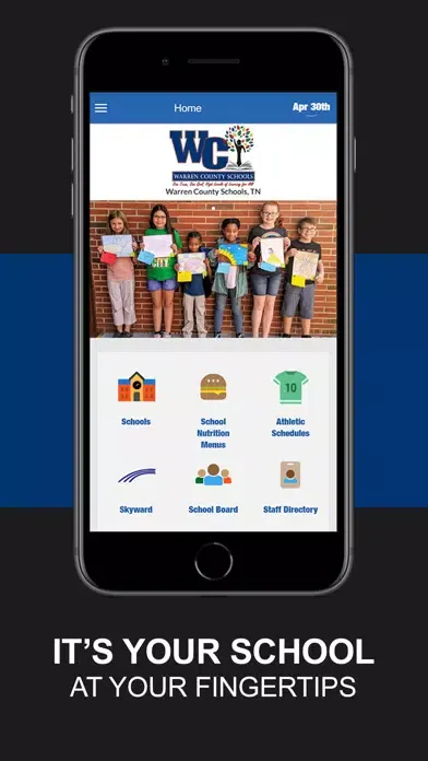 Capturas de pantalla de Warren County Schools, TN