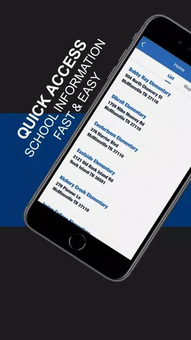 Capturas de pantalla de Warren County Schools, TN