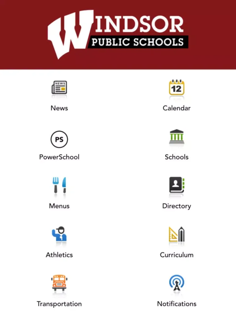 Screenshot di Windsor Public Schools iPad 