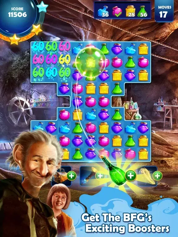 Tangkapan layar The BFG Game iPad 