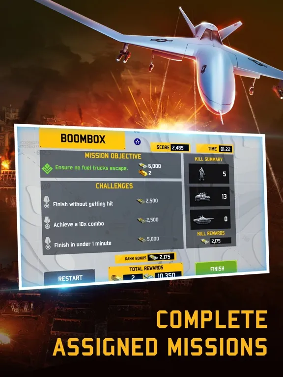 Tangkapan layar Drone : Shadow Strike 3 iPad 