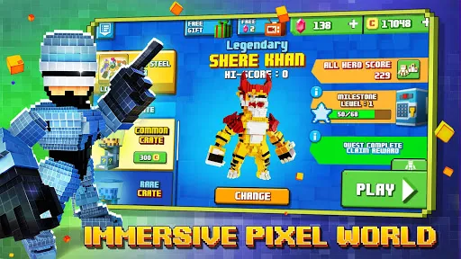 Super Pixel Heroes 스크린샷