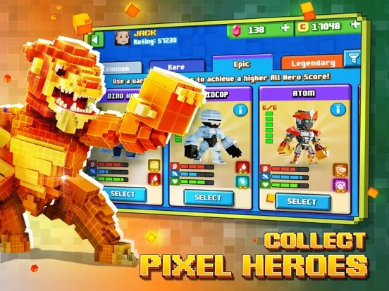Super Pixel Heroes iPad 应用截图