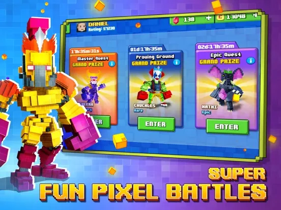 Super Pixel Heroes iPad 应用截图