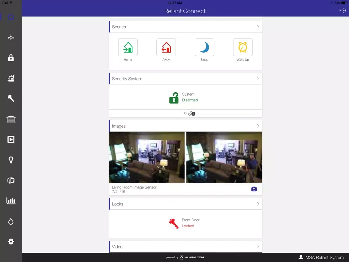 Reliant Connect iPad  Screenshots