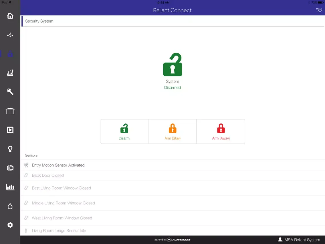 Reliant Connect iPad  Screenshots