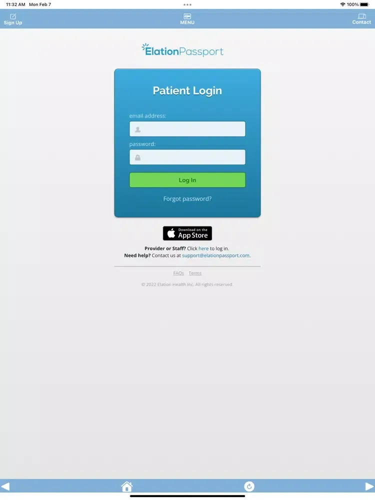 Reliant DPC iPad  Screenshots