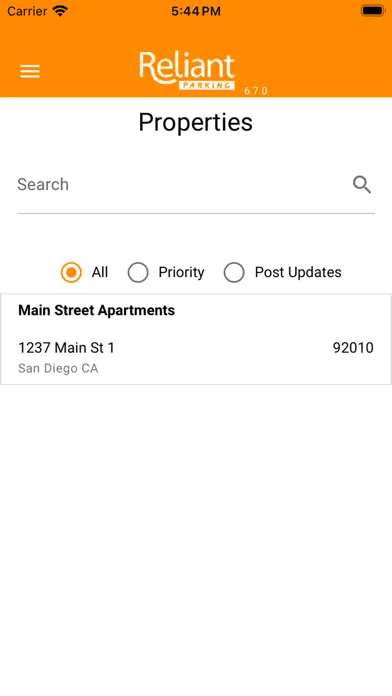 Reliant Parking - Enforcement Screenshots