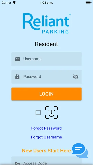 Reliant Parking - Residents Screenshots