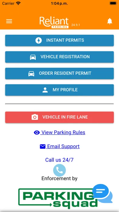 Reliant Parking - Residents Screenshots