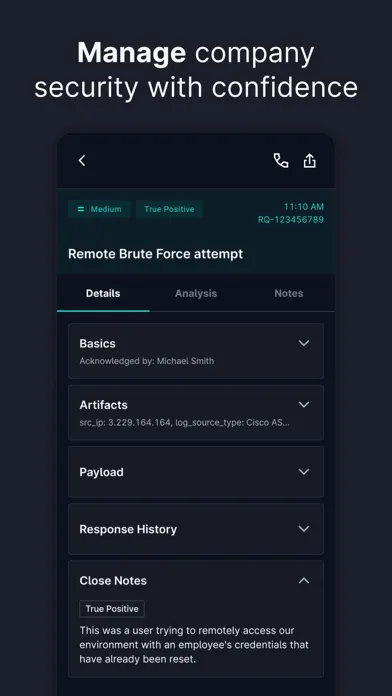 ReliaQuest GreyMatter স্ক্রিনশট