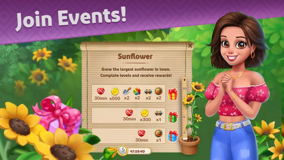 Penny's Garden : Blast Games スクリーンショット
