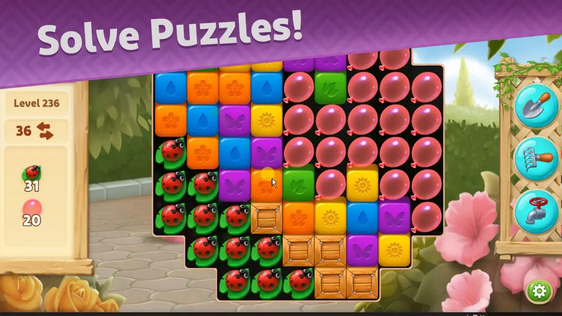 Penny's Garden : Blast Games スクリーンショット