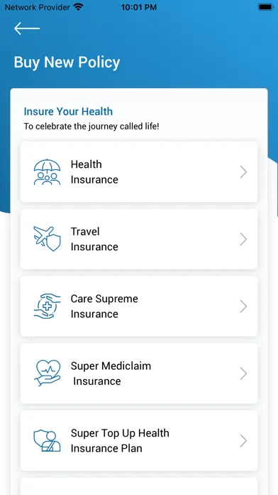 Care Health - Customer App Screenshots