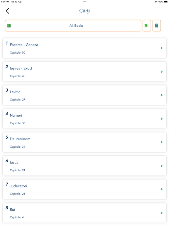 Romanian Bible Offline iPad  Screenshots