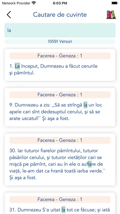 Romanian Bible Offline Screenshots
