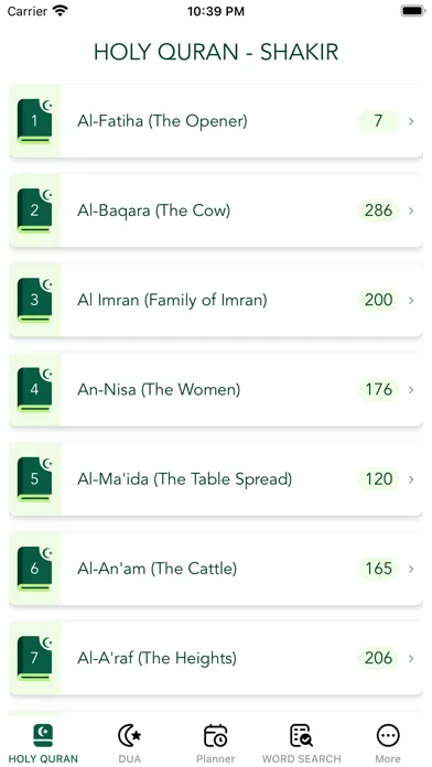 Capturas de pantalla de Holy Quran - All