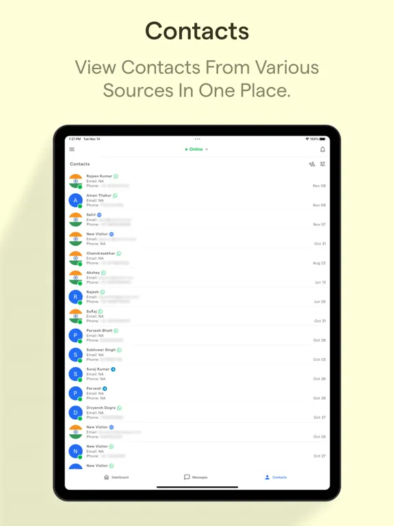 Ảnh chụp màn hình của BotPenguin iPad 