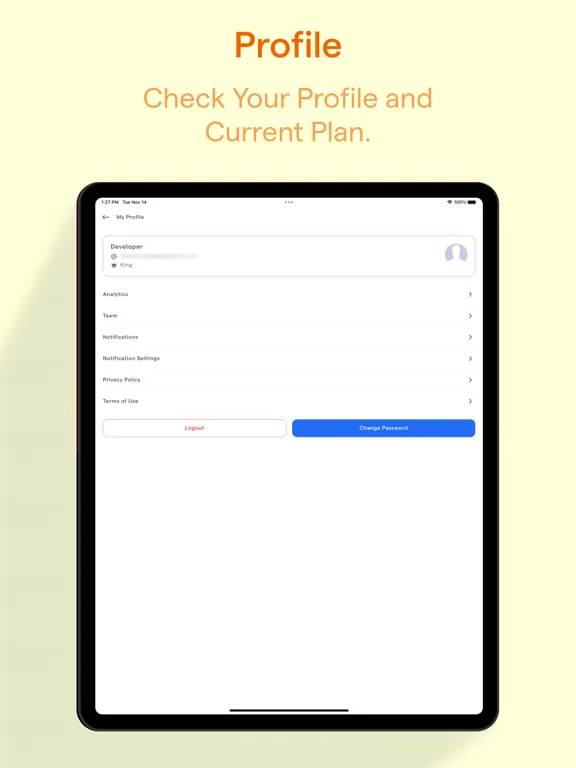 Ảnh chụp màn hình của BotPenguin iPad 