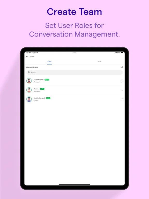 Ảnh chụp màn hình của BotPenguin iPad 
