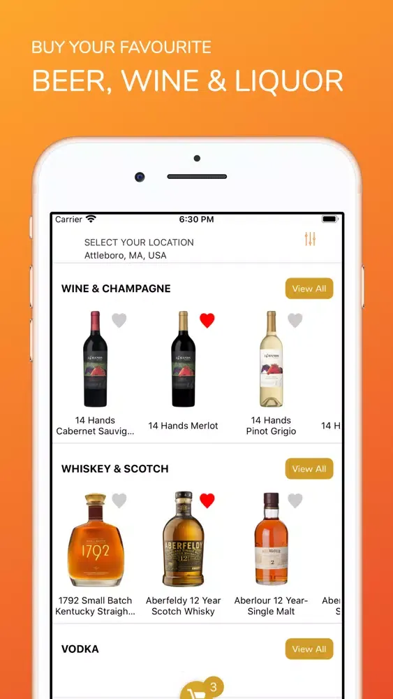 Ảnh chụp màn hình của Drinkyfy- Liquor Delivery