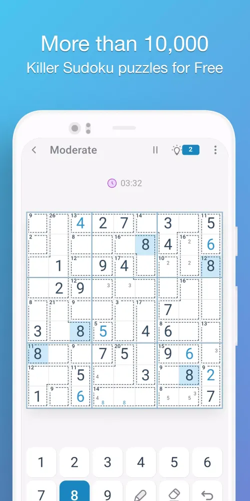 Zrzuty ekranu Killer Sudoku