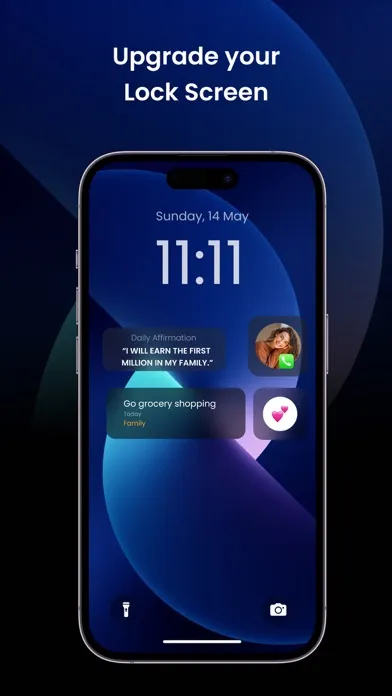 Affirmation widget - ReLock Screenshots