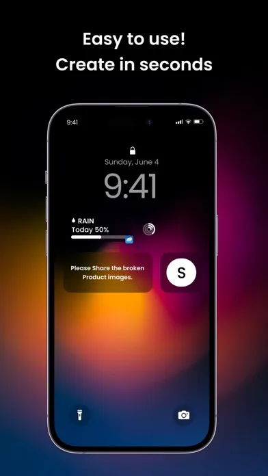 Affirmation widget - ReLock Screenshots