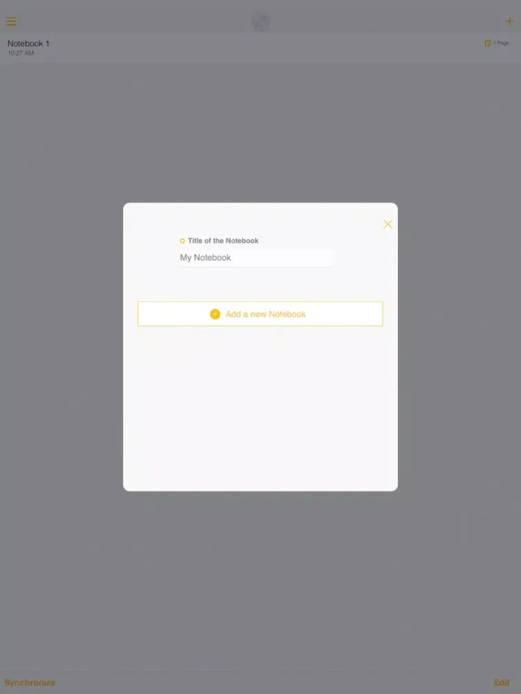 ภาพหน้าจอของ Re Mago myNotes iPad 