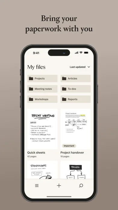 تصاویر reMarkable mobile
