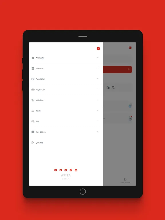 AVİTA Çalışan Destek Programı iPad  Ekran Görüntüleri