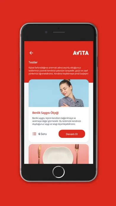 AVİTA Çalışan Destek Programı Ekran Görüntüleri