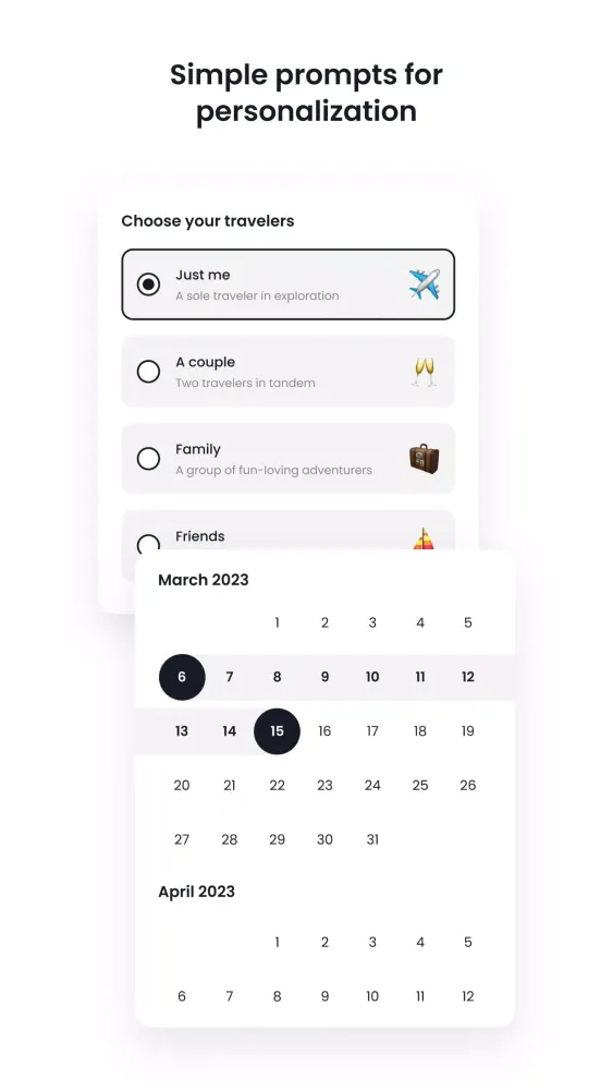 AI Trip Planner - Orbt Screenshots