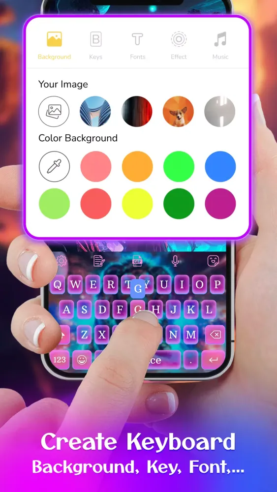 Keyboard Maker: Keyboard Theme スクリーンショット