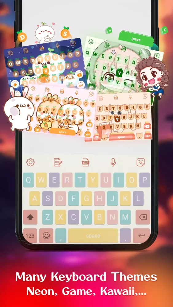 Keyboard Maker: Keyboard Theme スクリーンショット